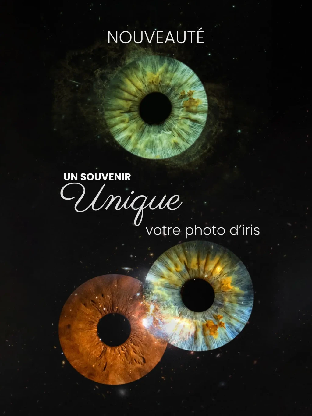 Photographie d'iris : une oeuvre d'art unique au Studio Edmond de Langon